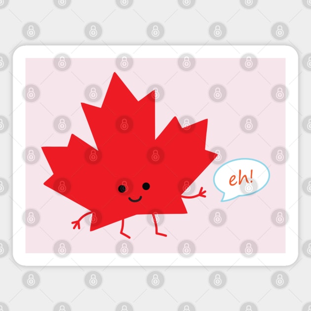 Maple Leaf | queenie's cards Magnet by queenie's cards